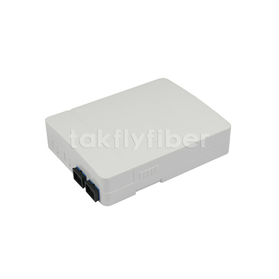 UL94-V0 SC Fiber Optic Face Plate 1Port 2Port FTTH Socket Indoor Desktop Wall Mounted