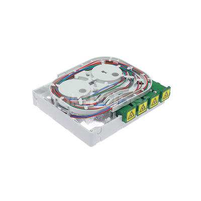 1core 2core 4core FTTH Faceplate SC LC Adapter UL94V0 ABS Wall Mounting FTTH Rosette Box