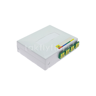 1core 2core 4core FTTH Faceplate SC LC Adapter UL94V0 ABS Wall Mounting FTTH Rosette Box