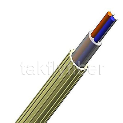 2 - 12 Fibers Low Friction Air Blown Cable Microduct G657A1 G657A2 Groove Design