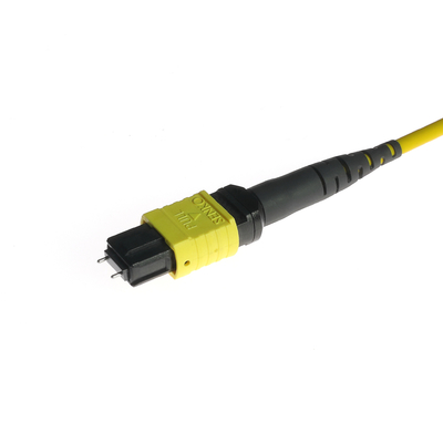 Elite mpo 24 connector male gender MPO to MPO cable OS2 fiber patch leads