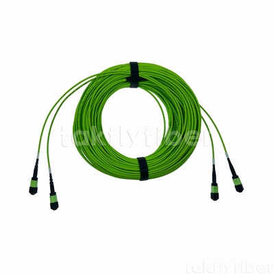 Mpo Mtp Connector Micro Fiber Optic Cable 3.0mm Om5 24 Cores