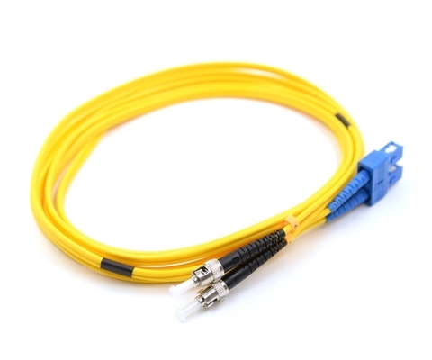 3.0mm Fiber Optic Patchcord With OFNP Cable UPC/APC Polishing Customized Lengths