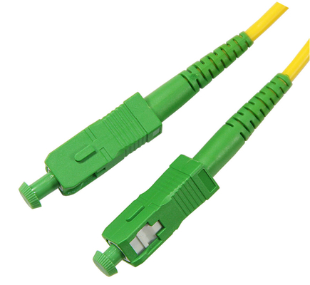 Telecom Grade Fiber Optic Patch Cable With PVC/LSZH Jacket 3.0mm Diameter And Low Insertion Loss