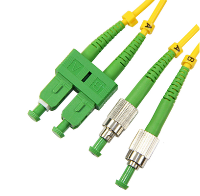 Telecom Grade Fiber Optic Patch Cable With PVC/LSZH Jacket 3.0mm Diameter And Low Insertion Loss