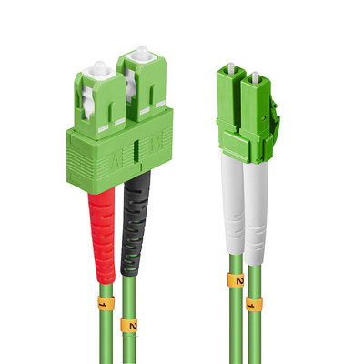 Customized Length Multimode Fiber Optic Patchcord Telecom Grade PVC/LSZH Jacket UPC/APC Polishing.