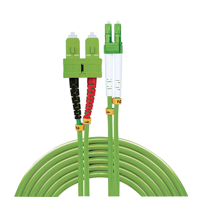 Customized Length Multimode Fiber Optic Patchcord Telecom Grade PVC/LSZH Jacket UPC/APC Polishing.