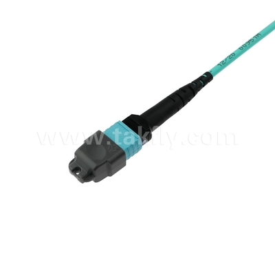 16 Core SM MM MPO MTP Fiber Optic Jumper Cable for Data Center FTTX Customizable