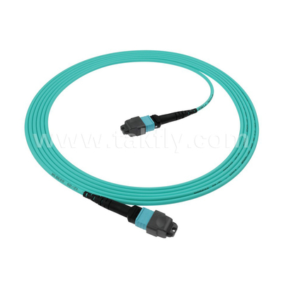 16 Core SM MM MPO MTP Fiber Optic Jumper Cable for Data Center FTTX Customizable
