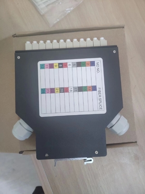 Aluminum DIN Rail Mounted LC/Sc Sx/Dx Fiber Optic Terminal Box with Easy Installation