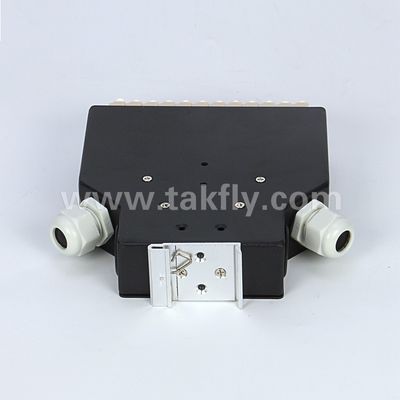 Terminal Box DIN Rail Mounted Aluminum LC/Sc Sx/Dx Fiber Optic for Telecom FTTX