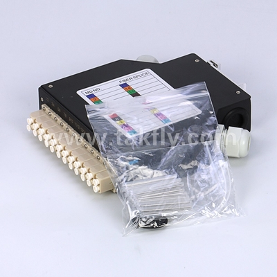 Aluminum DIN Rail Mounted LC/Sc Sx/Dx Fiber Optic Terminal Box with Easy Installation