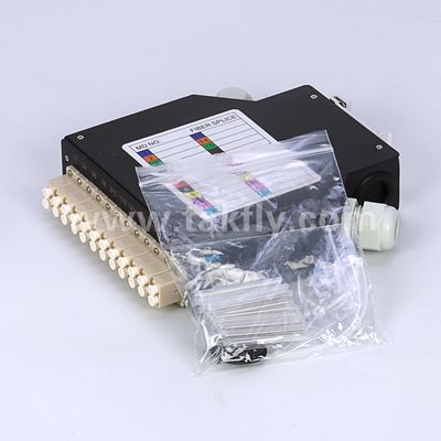 Terminal Box DIN Rail Mounted Aluminum LC/Sc Sx/Dx Fiber Optic for Telecom FTTX