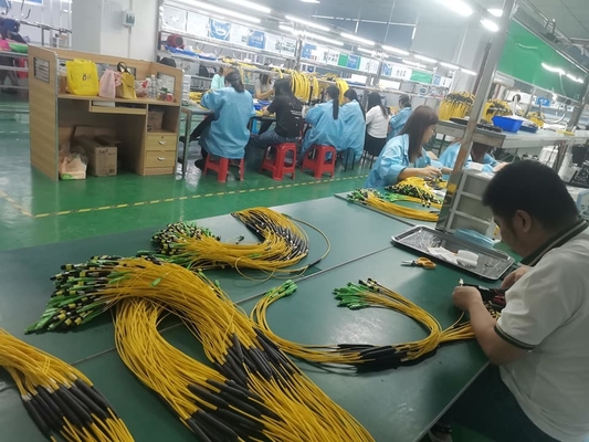 24 Cores MTP Trunk Cable Fiber Optic Jumper for Data Center FTTX PVC Customizable
