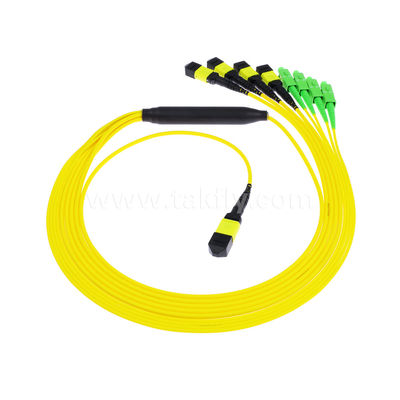 MPO/MTP Patchcord Fanout Splitter LC/SC/MPO Singlemode Fiber Optic Cable for Data Center AI FTTx Telecom