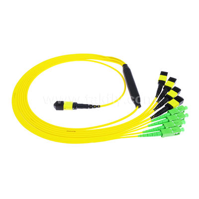 MPO/MTP Patchcord Fanout Splitter LC/SC/MPO Singlemode Fiber Optic Cable for Data Center AI FTTx Telecom