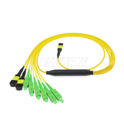 MPO/MTP Patchcord Fanout Splitter LC/SC/MPO Singlemode Fiber Optic Cable for Data Center AI FTTx Telecom