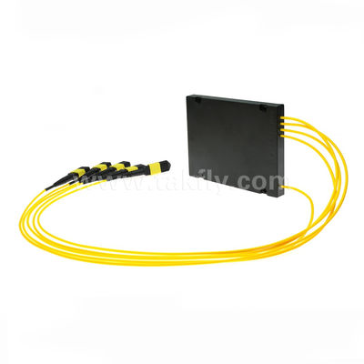 MPO/MTP Fanout Cable PLC Splitter 1x4 SM/MM Fiber Optic for Data Center FTTX