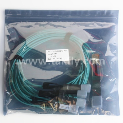 100Gb/s QSFP28 To 4x SFP28 Breakout Active Optical Cable AOC Cable Fast Data Transfer