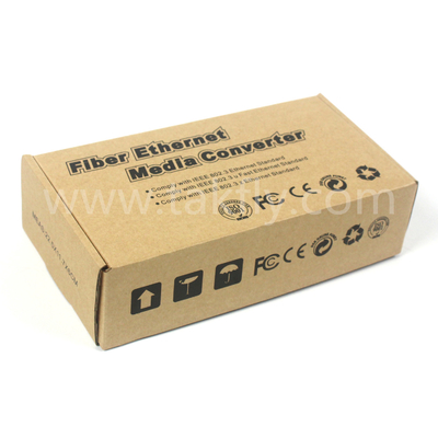 10G Unmanaged Fiber Media Converter with Full/Half Duplex and ST/SC Connection