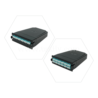 Customizable Fiber Optic MPO Cassette MTP Patch Panel Slidable Type for Data Center FTTX
