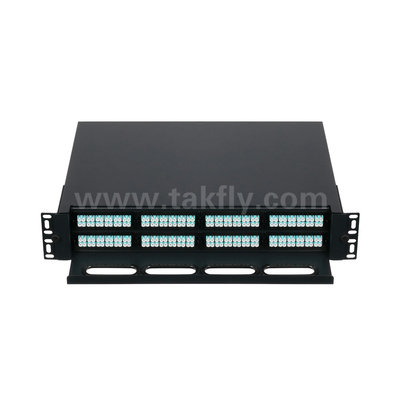 Customizable Fiber Optic MPO Cassette MTP Patch Panel Slidable Type for Data Center FTTX