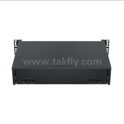 Customizable Fiber Optic MPO Cassette MTP Patch Panel Slidable Type for Data Center FTTX