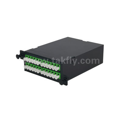 MPO/MTP Patch Panel Management Cassette Aluminum Alloy Slidable Type Fiber Optic For Data Center FTTX Cabling