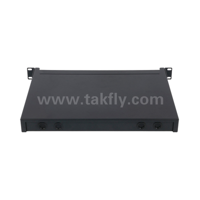 Fiber Optic MPO Cassette MTP Patch Panel Aluminum Alloy Slidable Type Management For Data Center FTTX
