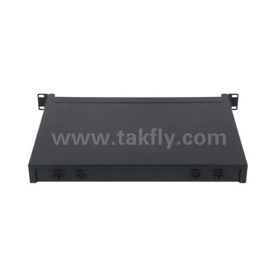 MPO/MTP Patch Panel Management Cassette Aluminum Alloy Slidable Type Fiber Optic For Data Center FTTX Cabling