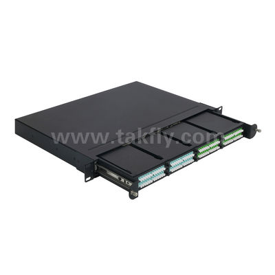 MPO/MTP Patch Panel Management Cassette Aluminum Alloy Slidable Type Fiber Optic For Data Center FTTX Cabling