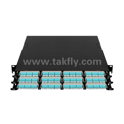 MPO Patch Panel MTP Cassette 144 Cores Super-high Density Fiber Optic For Data Center FTTX