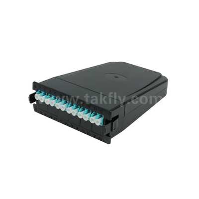 Fiber Optic MPO Cassette Module MPO/MTP-LC 12C/24C for Data Center FTTX