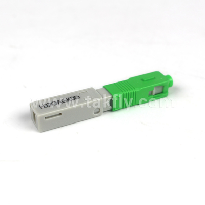 SC/APC Field Installable Fast Connector Embedded-APC for 62.5/125µm OM1 Plastic Fiber Mode