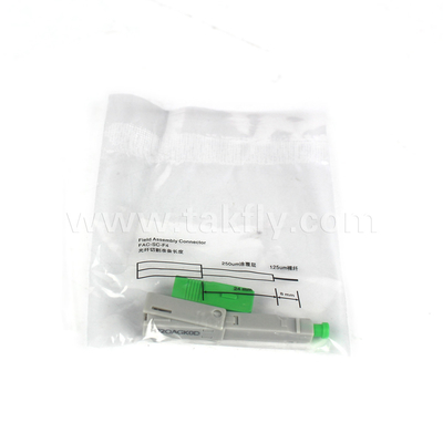 SC/APC Field Installable Fast Connector Embedded-APC for 62.5/125µm OM1 Plastic Fiber Mode