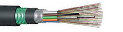 GYTA53 2-144F Outdoor Duplex Fiber Optic Cable with MDPE/HDPE Sheath