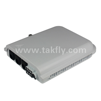 ABS 8 Core Termination Box For Fiber Optic Cable with Anti-Theft Locking Mechanism