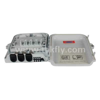 ABS 8 Core Termination Box For Fiber Optic Cable with Anti-Theft Locking Mechanism