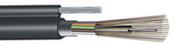 216C Fiber Count GYTC8S Outdoor Cable with Water Blocking Tape Protection