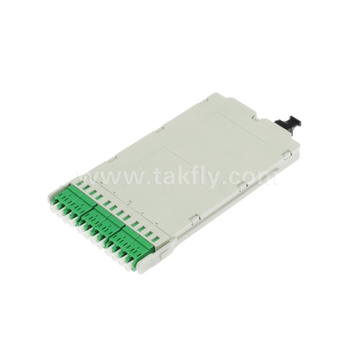 Fiber Optic MPO Cassette Module Pre-terminated MPO/MTP-LC 12C for Data Center FTTX