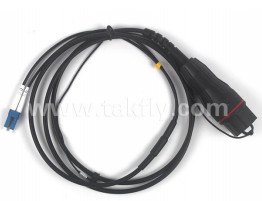 Fullaxs-DLC Waterproof Fiber Patch Cord for LTE LSZH Outer Sheath Material 5.0mm Cable Diameter