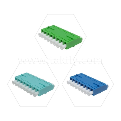 Fiber Optic Adapter Cable Coupler LC APC/UPC SM/MM Simplex/Duplex/Quad/6 ways/8 ways For Data Center FTTH