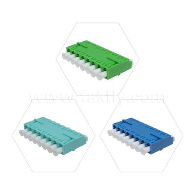 LC Adapter Cable Coupler APC/UPC SM/MM Simplex/Duplex/Quad/6 ways/8 ways Fiber Optic For Data Center FTTH