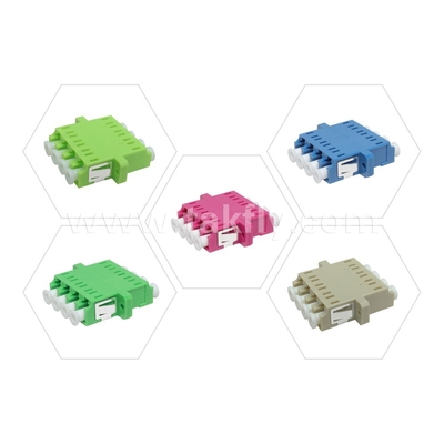 Fiber Optic Adapter Cable Coupler LC APC/UPC SM/MM Simplex/Duplex/Quad/6 ways/8 ways For Data Center FTTH