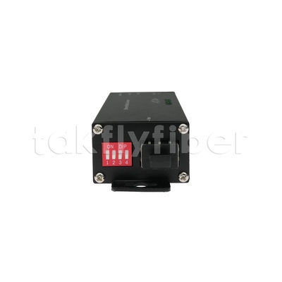 10 100 1000M Mini Type Industial Media Converter with SFP Port for High Temperature Application