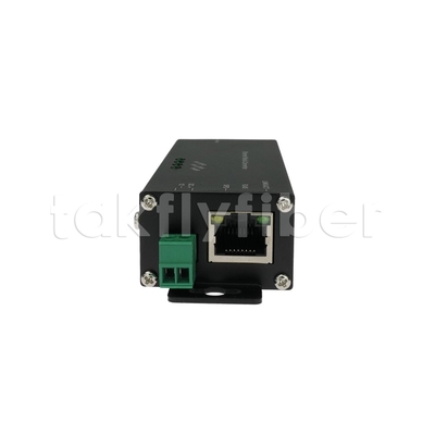 10 100 1000M Mini Type Industial Media Converter with SFP Port for High Temperature Application