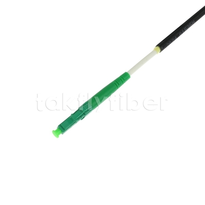 Telecom Grade CPR Dca Certified 4.5mm Double Shealth Fiber Optic Patchcord SM G657AB3 LSZH Black Jacket SCAPC To LCAPC