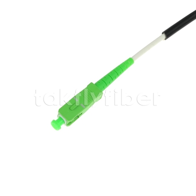 Telecom Grade CPR Dca Certified 4.5mm Double Shealth Fiber Optic Patchcord SM G657AB3 LSZH Black Jacket SCAPC To LCAPC
