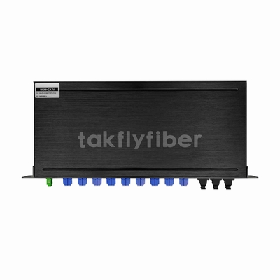 1U 19inch Rack Mount WDM 1x72 CATV PLC Splitter for GPON Application