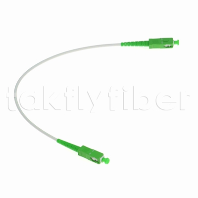 Rodent Resistant G657A2 SC APC Fiber Optic Patchcord Armoured Fiber Patch Cable SM 3.0mm